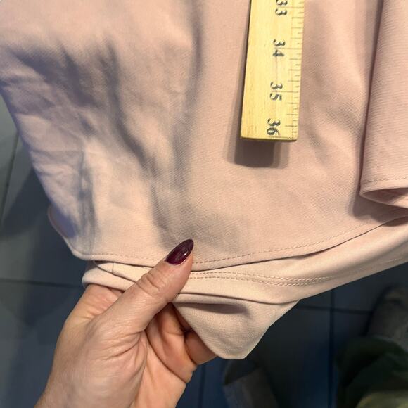 Avec Les Filles Pink Fit and Flare Short Sleeve Dress Sz 10 - Picture 11 of 11